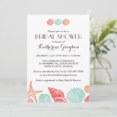 Invitation Carton d'invitation Mer Blanche pour Mariage sur l (Debout devant)