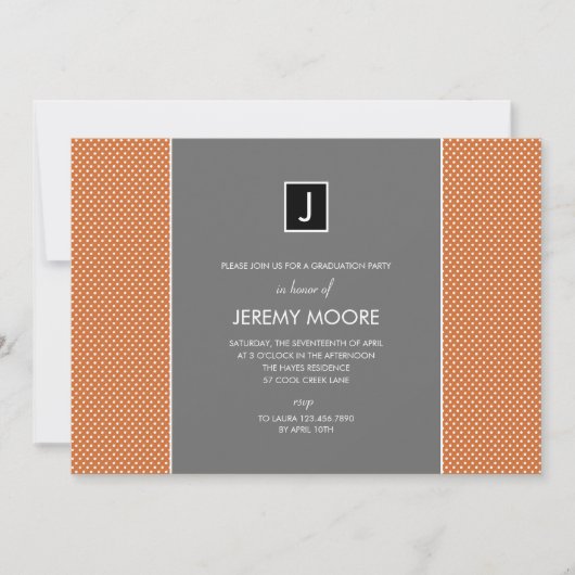 Invitation Carton d'invitation Mini Dots (Devant)