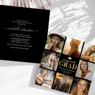 Invitation Carton d'invitation moderne pour une fête de remis