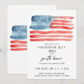 Invitation Carton d'invitation modifiable pour un BBQ de la f (Devant / Derrière)