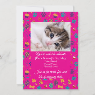 Invitation Carton d'invitation personnalisable pour l'anniver