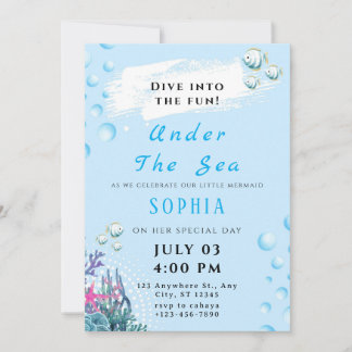Invitation Carton d'invitation personnalisable pour un annive