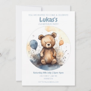 Invitation Carton d'invitation personnalisé pour l'anniversai