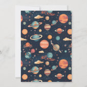 Invitation Carton d'invitation personnalisé pour l'anniversai (Dos)