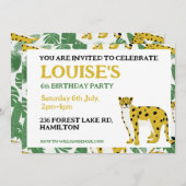 Invitation Carton d'invitation personnalisé pour l'anniversai (Devant / Derrière)