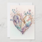 Invitation Carton d'invitation petite ballerine aquarelle (Dos)