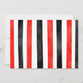 Invitation Carton d'invitation photo Bowling modifiable noir (Dos)