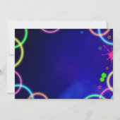 Invitation Carton d'invitation photo d'anniversaire Bowling S (Dos)