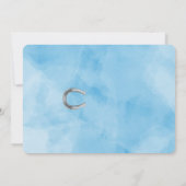 Invitation Carton d'invitation photo d'anniversaire de cheval (Dos)