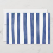 Invitation Carton d'invitation photo de baseball blanc et rou (Dos)