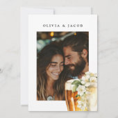 Invitation Carton d'invitation photo pour fête de couples Bul (Dos)