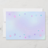 Invitation Carton d'invitation photo sirène (Dos)