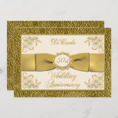 Invitation Carton d'invitation pour 50e anniversaire de maria (Devant / Derrière)