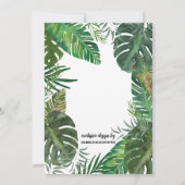 Invitation Carton d'invitation pour anniversaire ou fête sur  (Dos)