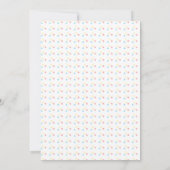 Invitation Carton d'invitation pour Baby Shower au thème de B (Dos)