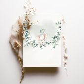 Invitation Carton d'invitation pour Baby Shower éléphant caca