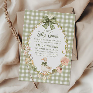 Invitation Carton d'invitation pour baby shower Gingembre Ver