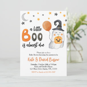 Invitation Carton d'invitation pour Baby Shower Little Boo