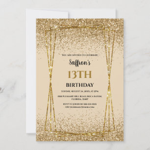 Invitation Carton d'invitation pour fête d'anniversaire avec