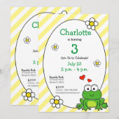 Invitation Carton d'invitation pour fête d'anniversaire Greno (Devant / Derrière)