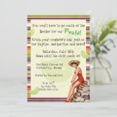 Invitation Carton d'invitation pour fête mexicaine pour adult (Debout devant)