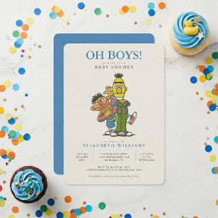 Invitation Carton d'invitation pour la Baby Shower de jumeaux