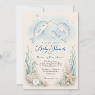 Invitation Carton d'invitation pour la baby shower de la fami