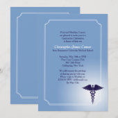 Invitation Carton d'invitation pour la cérémonie de remise de (Devant / Derrière)