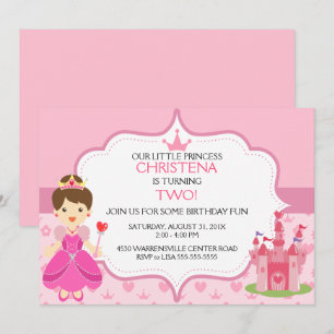 Invitation Carton d'invitation pour la fête d'anniversaire de