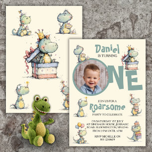 Invitation Carton d'invitation pour la première fête d'annive