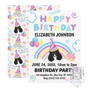 Invitation Carton d'invitation pour l'anniversaire de Parti l