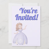 Invitation Carton d'invitation pour l'anniversaire de Sofia l (Dos)