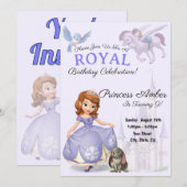 Invitation Carton d'invitation pour l'anniversaire de Sofia l (Devant / Derrière)