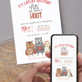 Invitation Carton d'invitation pour l'anniversaire des filles