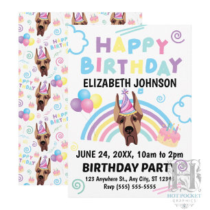 Invitation Carton d'invitation pour l'anniversaire d'un Grand
