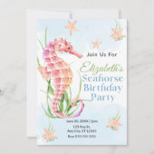 Invitation Carton d'invitation pour l'anniversaire d'un hippo (Devant)