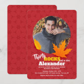 Invitation Carton d'invitation pour l'automne (Devant / Derrière)