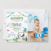 Invitation Carton d'invitation pour le 1er anniversaire de Ho (Devant)