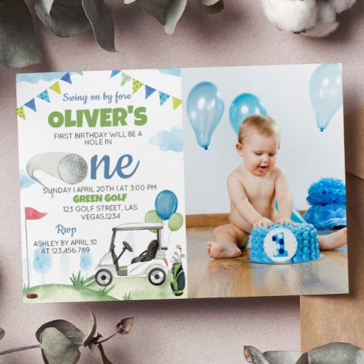 Invitation Carton d'invitation pour le 1er anniversaire de Ho