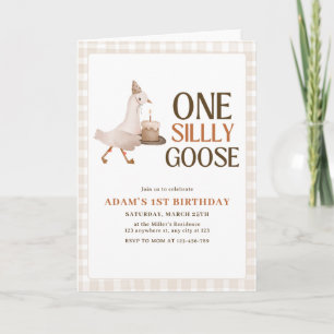 Invitation Carton d'invitation pour le premier anniversaire d