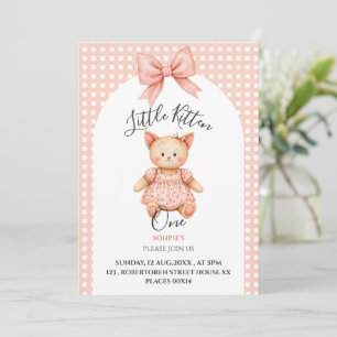 Invitation carton d'invitation pour le premier anniversaire d