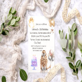 Invitation Carton d'invitation pour les 13 ans d'une fille bl