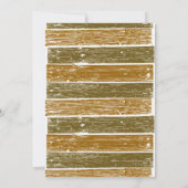 Invitation Carton d'invitation pour les 5 ans de mariage en b (Dos)