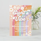 Invitation Carton d'invitation pour les 8 ans de Groovy Rainb (Debout devant)