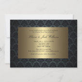 Invitation Carton d'invitation pour photo de mariage 50e anni (Dos)