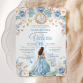 Invitation Carton d'invitation pour Quinceañera Cendrillon ro