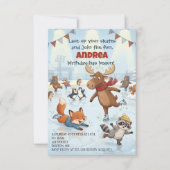 Invitation Carton d'invitation pour un anniversaire de patina (Devant)