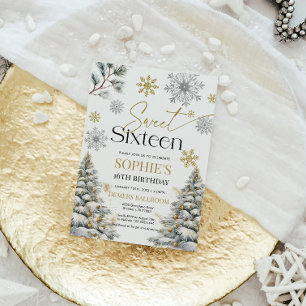 Invitation Carton d'invitation pour un anniversaire Sweet Six