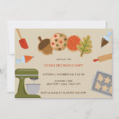 INVITATION CARTON D'INVITATION POUR UN ATELIER DE DÉCORATION  (Devant)