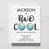 Invitation Carton d'invitation pour un deuxième anniversaire (Devant)